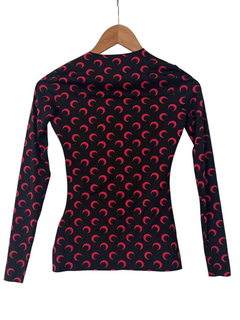 Marine Serre Moon Jersey Second Skin T-Shirt - Picture 3 of 4